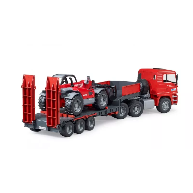 Fahrzeugset BRUDER MAN TGA Lader-LKW mit Manitou-Lader