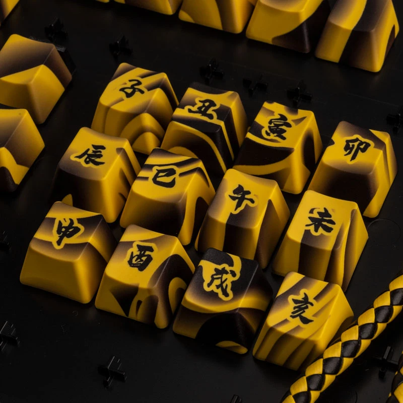 Ducky Traitors TIGER SKETCH Limited Keycap Set PBT US-Layout