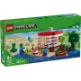 LEGO Minecraft Set 21275 TNT Dschungelhaus Bauspielzeug, 287 Teile, 2 Minifiguren, ab 8 Jahren
