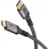 Goobay 65269 Video-Kabel-Adapter 2 m DisplayPort HDMI Grau (65269)