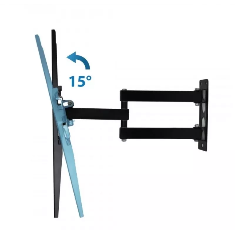 TV-Wandhalterung ESPERANZA ERW016 für 70-Zoll-Fernseher, schwarz, 45 kg Kapazität, VESA 75x75–400x400, neigbar 15°