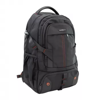 Rucksack White Shark VOYAGER GBP-012 — schwarz, strapazierfähiges wasserabweisendes Design