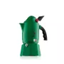 Moka-Kanne BIALETTI Moka BREAK ALPINA — 3 Tassen, grün, Aluminium, Bakelit-Griff