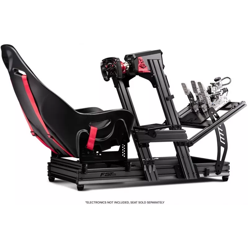 Next Level Racing – F-GT Elite Formula & GT Aluminium-Profil-Simulatorcockpit – Seiten- und Frontmontage-Ausführung (396039)