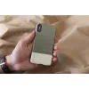 Smartphone-Hülle man and wood für iPhone X/XS — schwarz, schützende Hartschalen-Rückseite