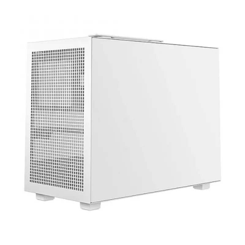 Computergehäuse DeepCool CH160 PLUS WH Small Form Factor weiß, microATX, gehärtetes Glas, USB-C