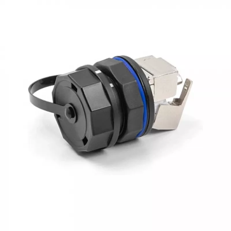 DeLOCK 67050 Schutzkappe für RJ45-Einbaubuchsen, IP68, schwarz