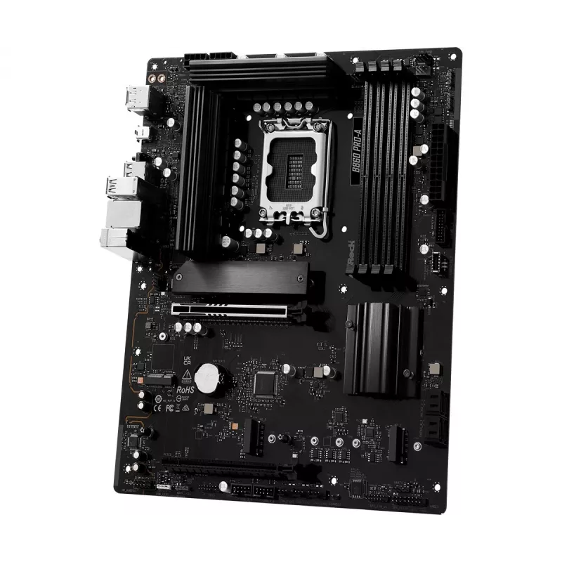 Mainboard ASRock B860 Pro-A — Intel B860 ATX, LGA 1851, DDR5, 4x DIMM, 256GB, 2.5Gb LAN, 1x M.2, 4x SATA III