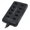 Logilink UA0125 USB Hub 10-Port USB2.0 mit Netzteil 3.5A, | Logilink