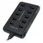 Logilink UA0125 USB Hub 10-Port USB2.0 mit Netzteil 3.5A, | Logilink