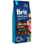 Trockenfutter für Hunde Brit Premium by Nature Sensitive Lamb — 15 kg, Lamm & Reis, 27 % Protein, 14 % Fett, für ausgewachsene Hunde mit empfindlichem Magen