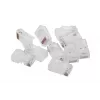 RJ45-Stecker GEMBIRD PLUG3UP6/100, Cat5, gerader Stecker, transparent, vergoldete Kontakte, 100er-Pack