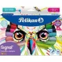 Marker Pelikan 825078 16 Stück Keilspitze Mehrfarbig
