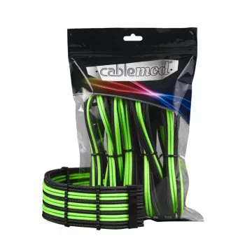 Internes Stromkabel CableMod CM-PCAB-BKIT-NKKLG-3PK-R Schwarz Grün