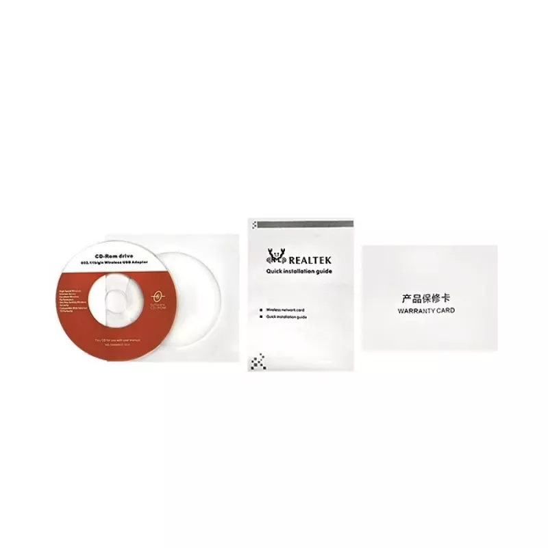 Qoltec - Netzwerkadapter - USB 2.0 - 802.11b/g/n - Weiß