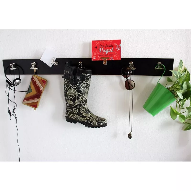 MAUL Briefklemme aus Metall, Farbe: Nickel, Breite: 30 mm Klemmweite: 10 mm, Selbstbedienungsverpackung (21730-96)