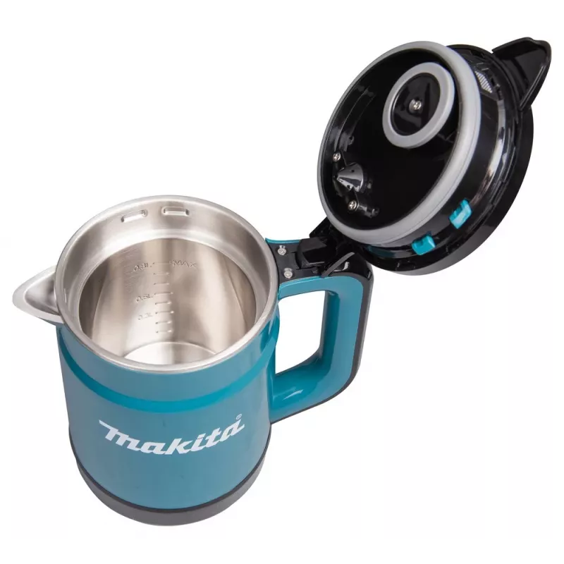 Makita KT001GZ Elektro-Wasserkocher 0,8 L Schwarz, Blau