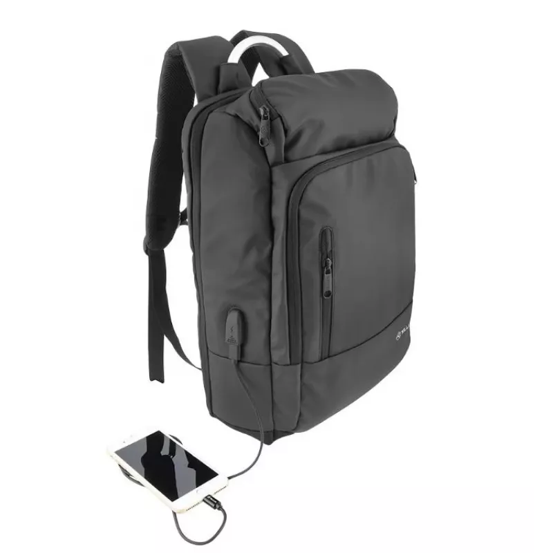 Tellur Rucksack Notebook 17.3 Zoll Business L mit USB-Anschluss, Schwarz