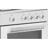 Simfer Herd 4401SGRBB Kochfeldtyp Gas Ofentyp Gas Weiß Breite 50 cm 49 L Tiefe 55 cm