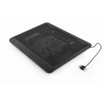 Laptop-Ständer Gembird NBS-1F15-04 für Laptops bis 15 Zoll, schwarz, ABS, 330×250×25 mm