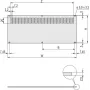 SCHROFF REAR PANEL 4U 84HP PERF. - Rack-Zubehör (30849030)