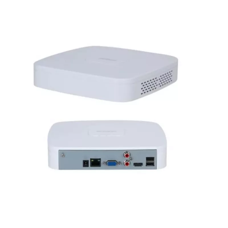 Netzwerk-Videorecorder DAHUA NVR2104-S3 4-Kanal, 1U, SATA-Festplatte bis 16 TB, 1080p/720p, 12V/1,5A, Weiß