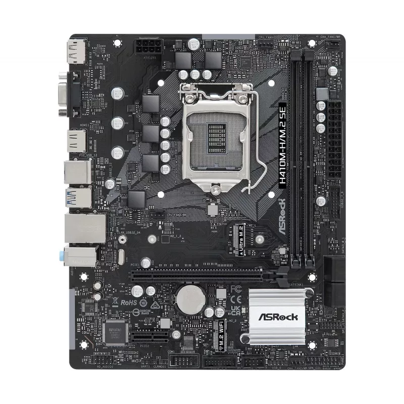 ASRock H410M-H/M.2 SE Mainboard Intel H410 LGA 1200 micro ATX