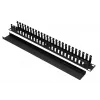 Kabelmanagement-Panel Extralink Kabel MANAGER WITH METAL COVER Schwarz Metall 48,3 cm
