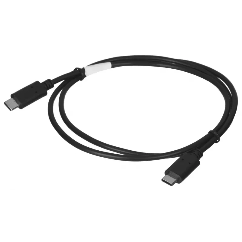 USB 2.0 USB-C-zu-USB-C-Kabel LANBERG CA-CMCM-10CU-0010-BK 1 m, schwarz, 480 Mbit/s, vergoldete Kontakte