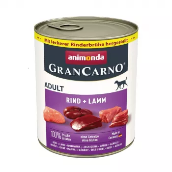 Animonda GranCarno Original Rind & Lamm Adult 800 g, getreidefrei, Dose