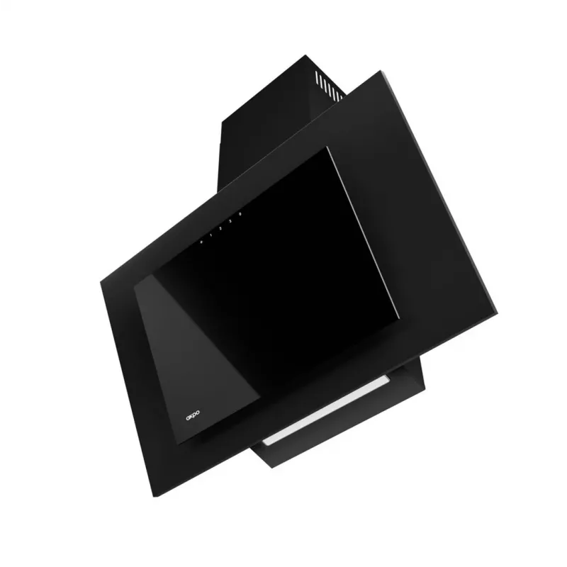 Kamin-Dunstabzugshaube AKPO WK-4 NERO 2.0 50, 500 mm, max. 300 m³/h, LED, T300 Kohlefilter