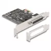 DeLOCK 66324 Interner RS-232 VGA Adapter PCIe Buchse Schwarz