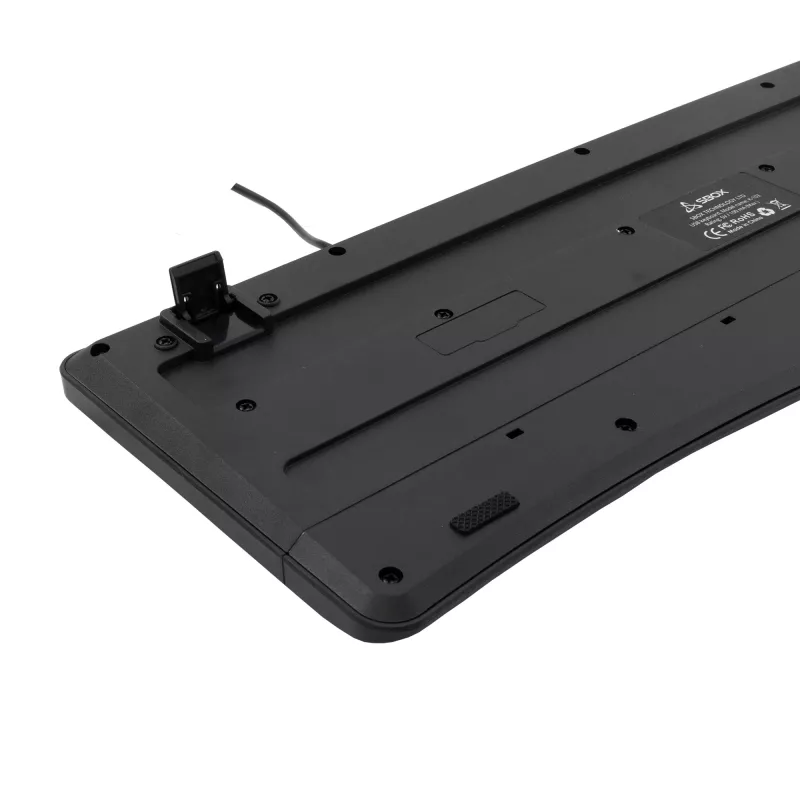 Kabelgebundene USB-Tastatur SBOX K-103 US Schwarz — US-Layout, USB-Anschluss