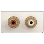 Audio 2xCinch Blende KIND Konnect Design 7454000510 mit Kabelbaum