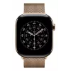 Apple Milanaise Watch Strap, Gold, 46mm, S/M, MGJ44ZM/A