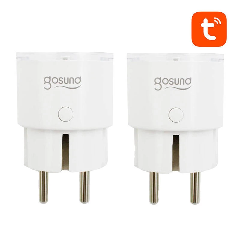 Smart-Steckdose WiFi Gosund SP111 3680W 16A, Tuya 2er-Pack