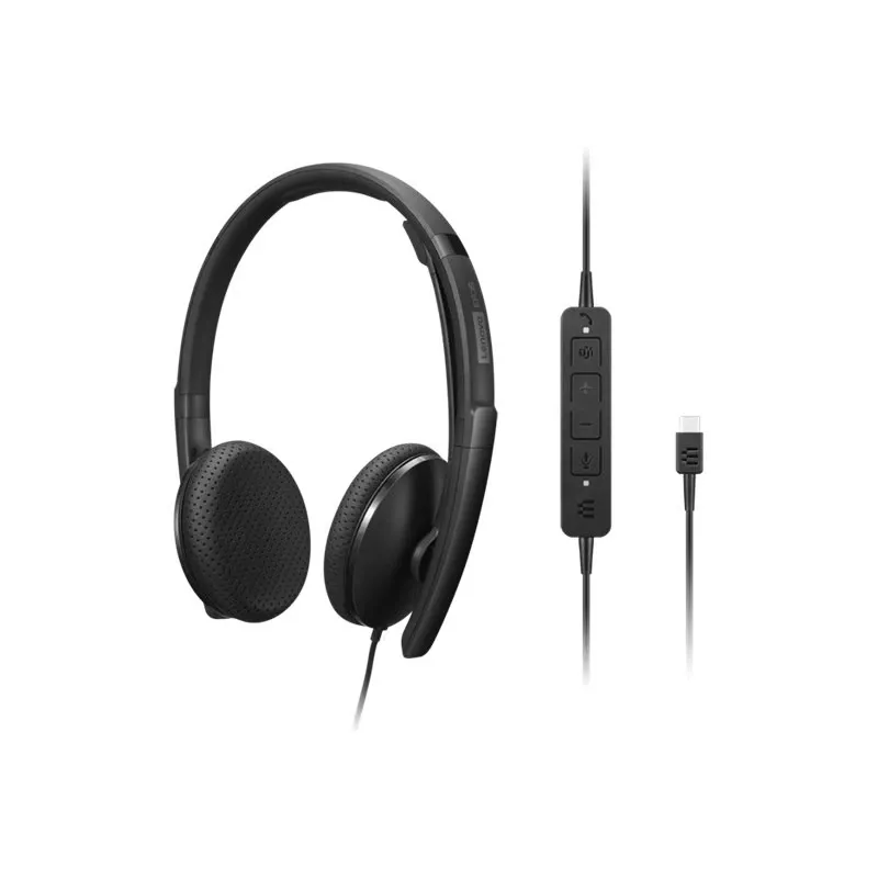 Lenovo 4XD1M45626 Kopfhörer/Headset Kabelgebunden Kopfband USB Typ-C Schwarz