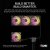 Lüfter Corsair iCUE LINK RX140 MAX RGB 14 cm Schwarz 300–1600 U/min