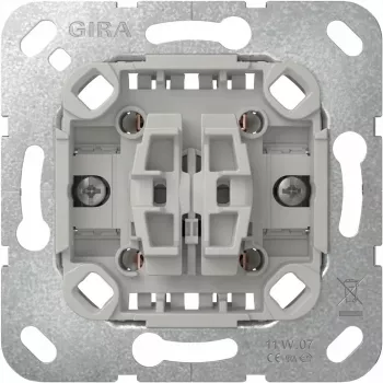 Wipptaster-Einsatz Gira 315500 Wipptaster Wechsler 2f – Wechselschalter-Wippeinsatz