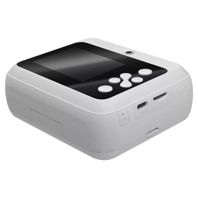Sofortbildkamera SAVIO AN-01 für Kinder, weiß, 6,1 cm (2,4″) LCD, MicroSDHC bis zu 32 GB, USB-C, 1200 mAh Akku, kein eingebauter Blitz