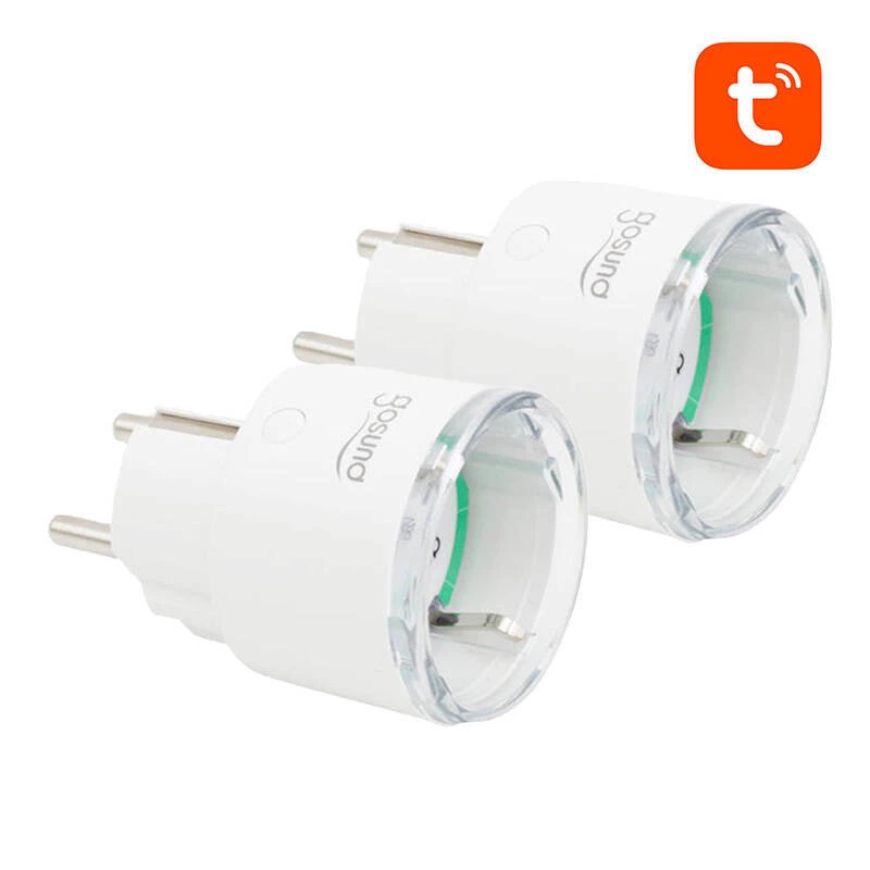 Smart-Steckdose WiFi Gosund SP111 3680W 16A, Tuya 2er-Pack