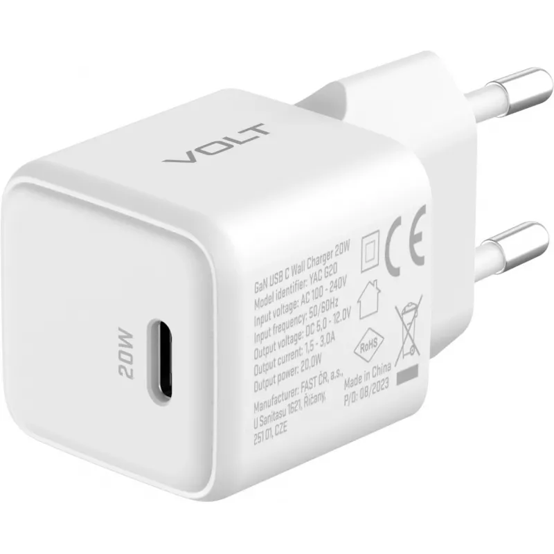 USB‑C‑Netzteil YENKEE YAC G20 20W 3A Power Delivery