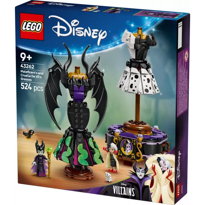 LEGO DISNEY 43262 Maleficents und Cruella de Vils Kleider