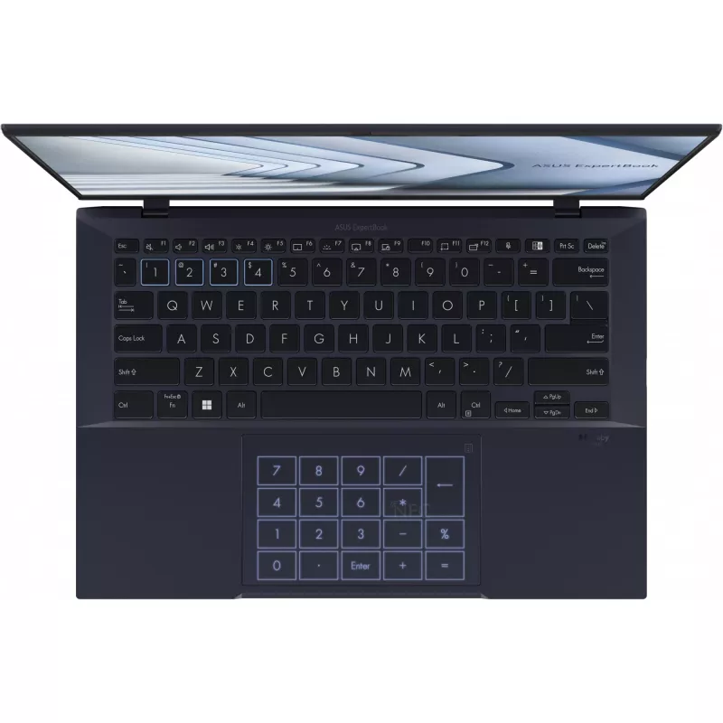 ASUS ExpertBook B9 OLED B9403CVAR-PP1735X Intel Core 7 150U Laptop 35,6 cm (14 Zoll) WQXGA+ 16 GB LPDDR5x-SDRAM 512 GB SSD Wi-Fi 6E (802.11ax) Windows 11 Pro Deutsch Schwarz