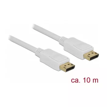 DisplayPort-Kabel DeLOCK 84863 10 m Weiß