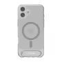 Torras Pstand Series Hülle für iPhone 16 Plus — transparente Schutzhülle mit integriertem Kickstand