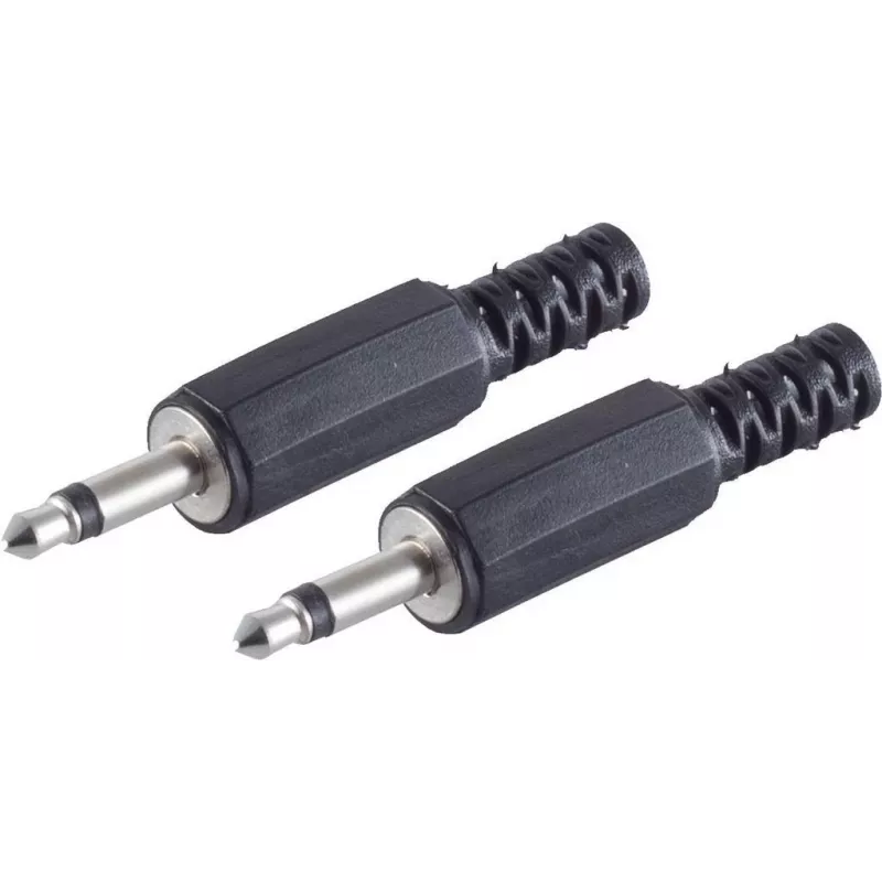 Kabelstecker ShiverPeaks BS51100-2 3,5 mm Schwarz
