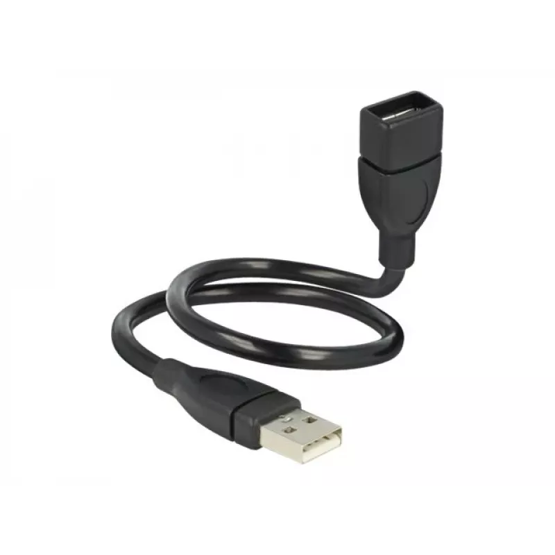 USB-Kabel DeLOCK 35cm USB 2.0 83498 Schwarz