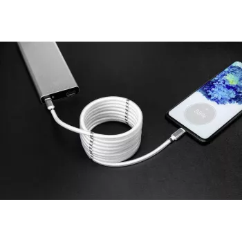Renkforce USB-Kabel USB 2.0 USB-C™-Stecker, USB-C™-Stecker 2,00 m Weiß Goldbeschichtete Steckkontakte (TO-6886785)