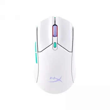 HyperX Pulsefire Haste 2 Core Wls - Gaming-Maus (Wht/Grn/Pur)